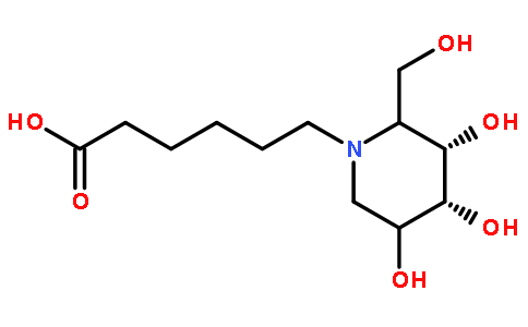 N-5-羧基戊基-1-脱氧乳野尻霉素