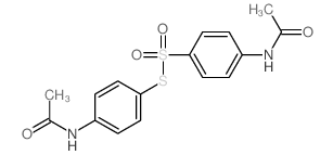 N-[4-(4-acetamidophenyl)sulfonylsulfanylphenyl]acetamide
