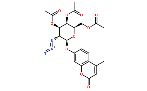 4-甲基伞形酮3,4,6-三-O-乙酰基-2-叠氮基-2-脱氧-alpha-D-吡喃半乳糖苷