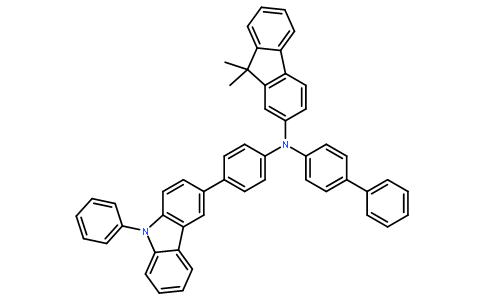N-联苯-4-基-9,9-二甲基-N-[4-(9-苯基-9H-咔唑-3-基)苯基]-9H-芴-2-胺