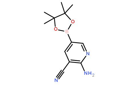 2-氨基-5-(4,4,5,5-四甲基-1,3,2-二氧杂环戊硼烷-2-基)氰吡啶