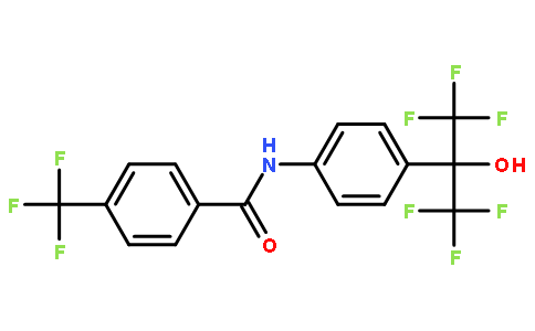N-[4-[2,2,2-三氟-1-羟基-1-(三氟甲基)乙基]苯基]-4-(三氟甲基)苯甲酰胺