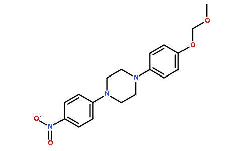 1-(4-O-甲氧基甲基-4-羟基苯基)-4-(4-硝基苯基)哌嗪