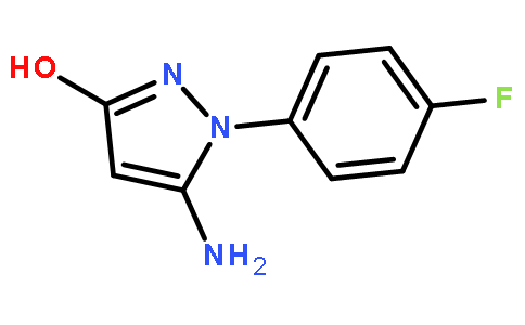 5 -氨基- 1-（4-氟苯基）-1H -吡唑- 3-醇