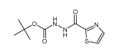 2-(2-thiazolylcarbonyl)Hydrazinecarboxylic acid 1,1-dimethylethyl ester