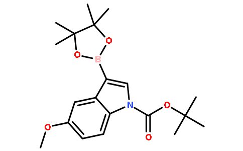 1-Boc-5-甲氧基吲哚-3-硼酸频那醇酯