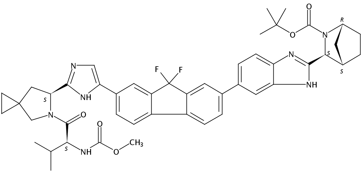 2-Azabicyclo[2.2.1]heptane-2-carboxylic acid, 3-[6-[9,9-difluoro-7-[2-[(6S)-5-[(2S)-2-[(methoxycarbonyl)amino]-3-methyl-1-oxobut