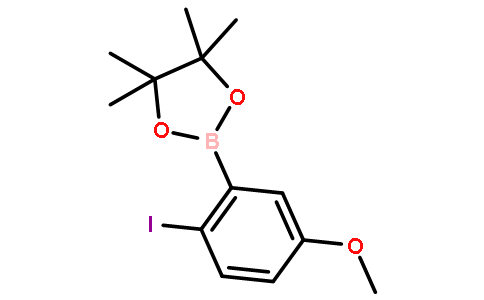 2-(2-碘-5-甲氧基苯基)-4,4,5,5-四甲基-1,3,2-二噁硼烷