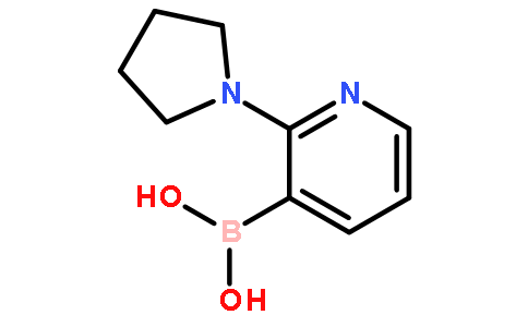 (2-(吡咯烷-1-基)吡啶-3-基)硼酸