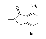 7-amino-4-bromo-2-methyl-3H-isoindol-1-one