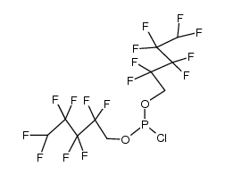 bis(2,2,3,3,4,4,5,5-octafluoropentyl) phosphorochloridite