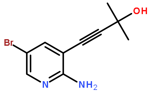 4-(2-氨基-5-溴吡啶-3-基)-2-甲基丁-3-炔-2-醇