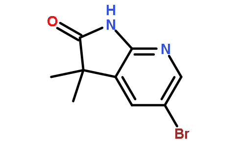 5-溴-3,3-二甲基-1H-吡咯并[2,3-b]吡啶-2(3H)-酮