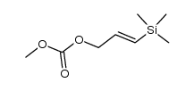 碳酸, 甲基 3-(三甲基甲硅烷基)-2-丙烯基酯,   (E)-