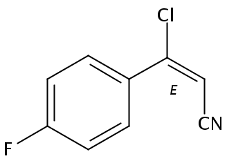3-氯-3-(4-氟苯基)丙烯腈(126417-76-3)