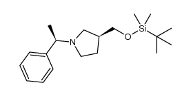 (3S)-3-({[tert-butyl(dimethyl)silyl]oxy}methyl)-1-[(1R)-1-phenylethyl]pyrrolidine