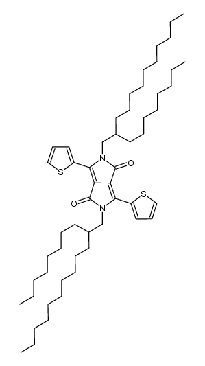 2,5-双(2-辛基十二烷基)-3,6-双(噻吩-2-基)吡咯并[3,4-C]吡咯-1,4(2H,5H)-二酮(DPP-2)