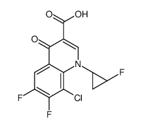 8-氯-6,7-二氟-1-[(1R,2S)-2-氟环丙基]-1,4-二氢-4-氧代-3-喹啉羧酸