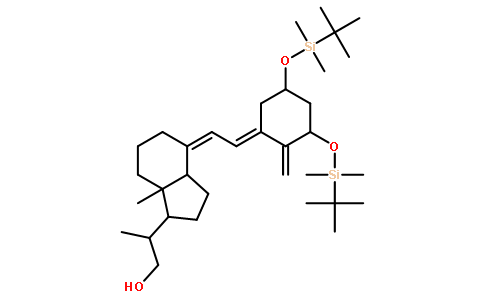 ((1A，3B，5E，7E)-20-羟甲基-9，10-开环胆甾-1，3，-双叔丁基二甲基硅氧基-5，7，10(19)-三烯)
