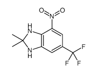 2,2-dimethyl-4-nitro-6-(trifluoromethyl)-1,3-dihydrobenzimidazole