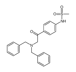N-[4-[2-(dibenzylamino)acetyl]phenyl]methanesulfonamide