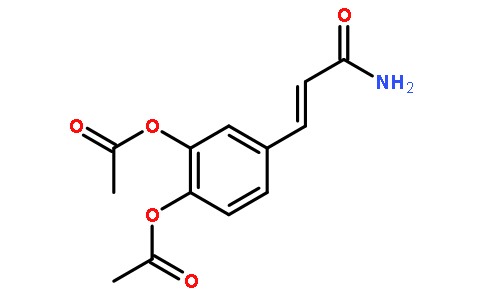 3-[3,4-双(乙酰氧基)苯基]-2-丙烯酰胺对照品(标准品) | 129488-34-2