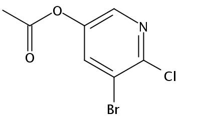 5-bromo-6-chloropyridin-3-yl acetate