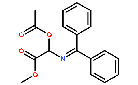 乙酸,  (乙酰氧基)[(二苯亚甲基)氨基]-,  甲基酯