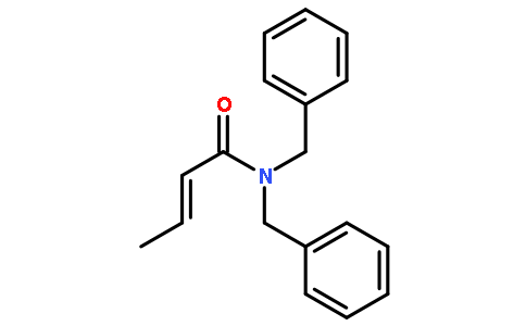 2-丁烯酰胺,  N,N-二(苯基甲基)-,   (2E)-