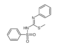 methyl N'-(benzenesulfonyl)-N-phenylcarbamimidothioate