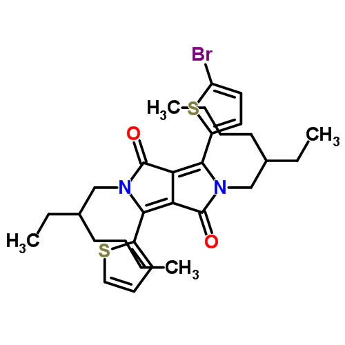 3-(5-溴-2-噻吩基)-2,5-双(2-乙基己基)-2,5-二氢-6-(2-噻吩基)吡咯并[3,4-C]吡咯-1,4-二酮