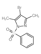 4-溴-3,5-二甲基-1-苯磺酰基-1H-吡唑