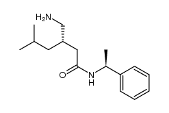 (S)-3-(aminomethyl)-5-methyl-N-((S)-1-phenylethyl)hexanamide