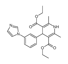 diethyl 4-(3-imidazol-1-ylphenyl)-2,6-dimethyl-1,4-dihydropyridine-3,5-dicarboxylate