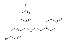 1-[2-[bis(4-fluorophenyl)methoxy]ethyl]piperidin-4-one