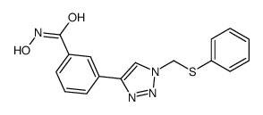 N-羟基-3-[1-(苯基硫代)甲基-1H-1,2,3-三氮唑-4-基]苯甲酰胺