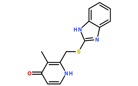 Lansoprazole impurity 15/Des(trifluoroethyl) Lansoprazole Sulfide/2-[(1H-Benzimidazol-2-ylthio)methyl]-3-methyl-4-pyridinol