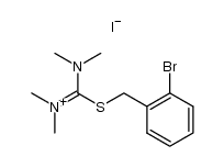 2-(2-bromobenzyl)-1,1,3,3-tetramethylisothiouronium iodide