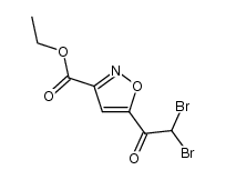 ethyl 5-(2,2-dibromoacetyl)isoxazole-3-carboxylate