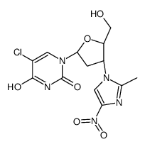 5-氯-2',3'-二脱氧-3'-(2-甲基-4-硝基-1H-咪唑-1-基)尿苷