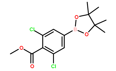 2,6-二氯-4-(4,4,5,5-四甲基-1,3,2-二氧硼杂环戊烷-2-基)苯甲酸甲酯