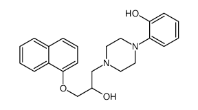 2-[4-(2-羟基-3-萘-1-yloxypropyl)哌嗪-1-基]苯酚