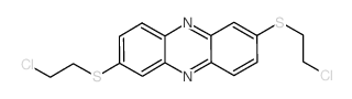 2,7-bis((2-chloroethyl)thio)phenazine (en)Phenazine, 2,7-bis[(2-chloroethyl)thio]- (en)