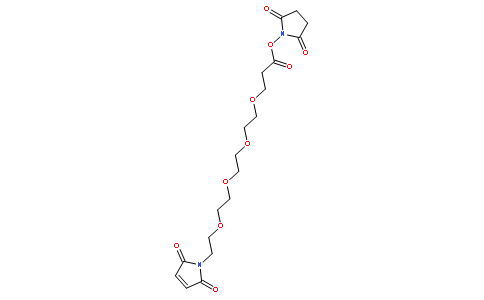 2,5-二氧代吡咯烷-1-基 1-(2,5-二氧代-2H-吡咯-1(5H)-基)-3,6,9,12-四氧杂十五烷-15-酸酯