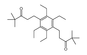 1-[4-(4,4-dimethyl-3-oxopentyl)-2,3,5,6-tetraethylphenyl]-4,4-dimethylpentan-3-one