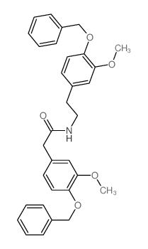 2-(3-methoxy-4-phenylmethoxyphenyl)-N-[2-(3-methoxy-4-phenylmethoxyphenyl)ethyl]acetamide