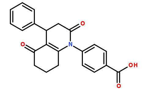 4-(2,5-二羰基-4-苯基-3,4,5,6,7,8-六氢-2H-喹啉-1-YL)-苯甲酸