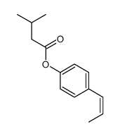 (4-prop-1-enylphenyl) 3-methylbutanoate
