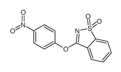 3-(4-nitrophenoxy)-1,2-benzothiazole 1,1-dioxide