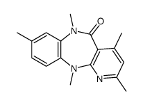2,4,6,8,11-pentamethylpyrido[3,2-c][1,5]benzodiazepin-5-one
